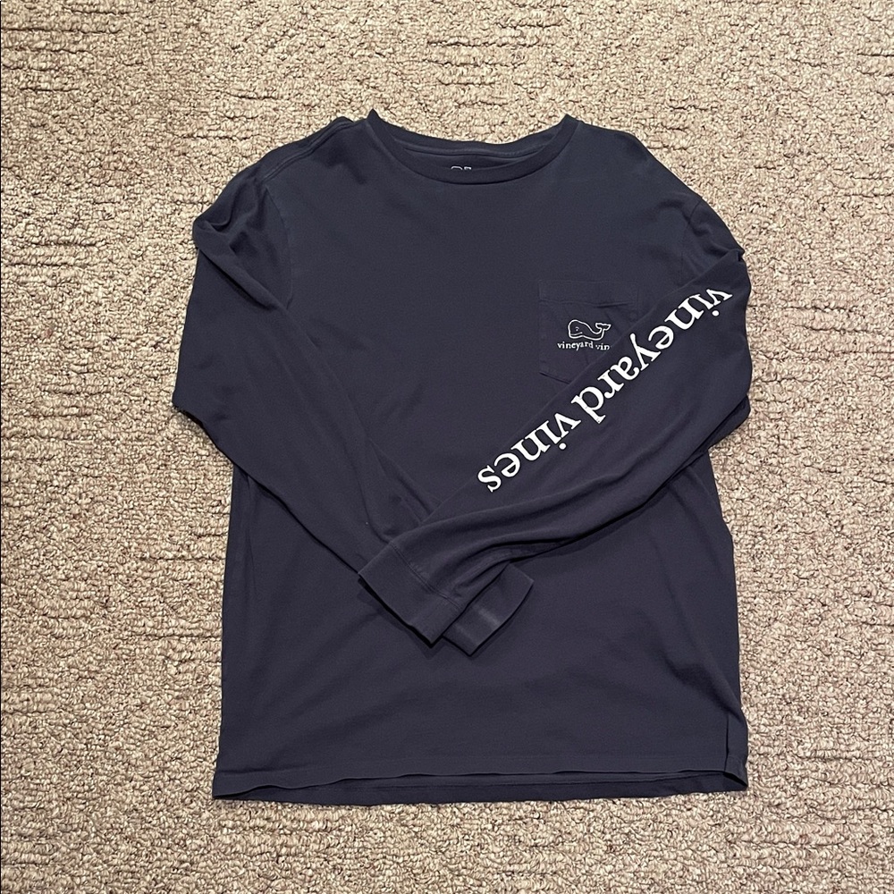 Vineyard Vines Dark Blue Long Sleeve Tee
